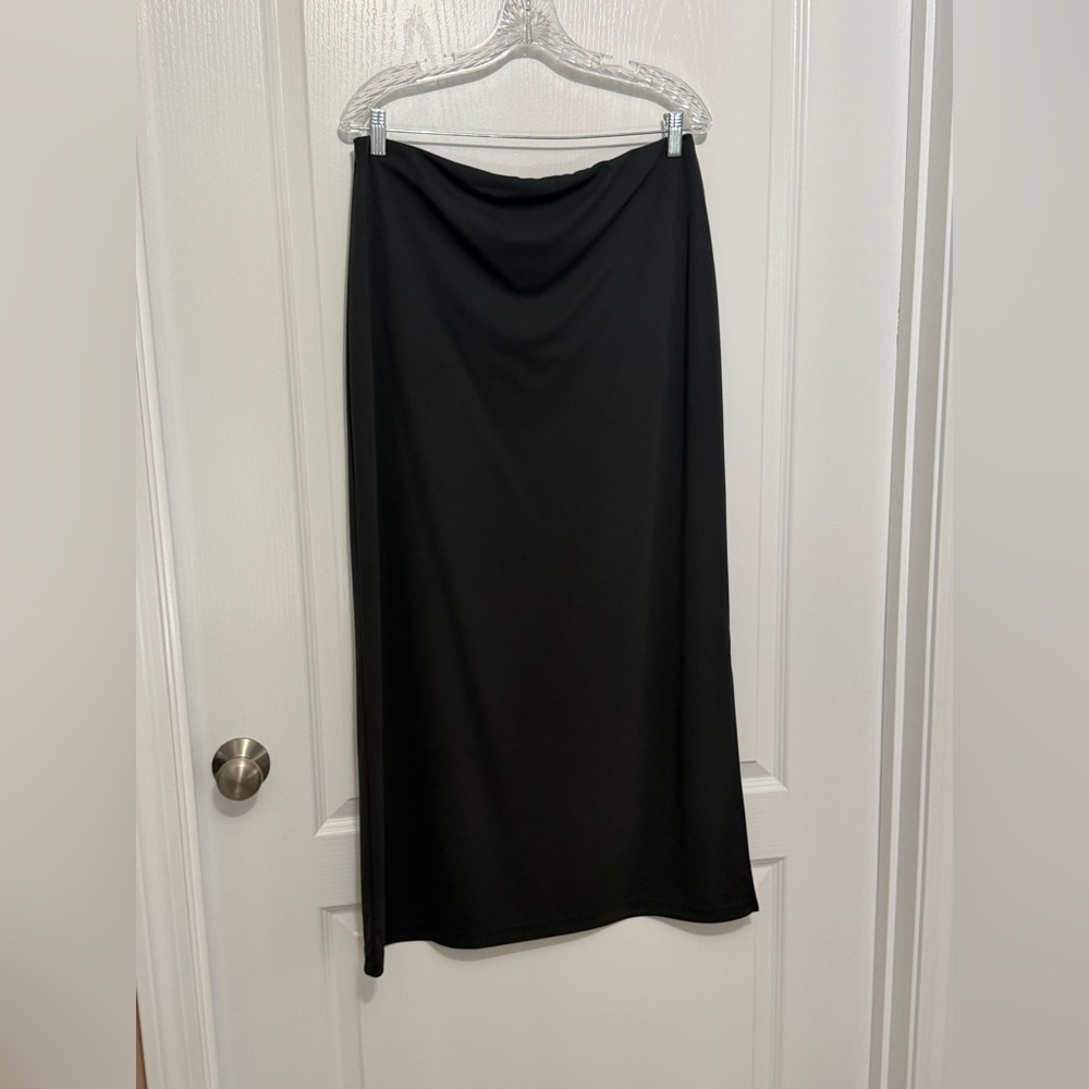 Classic dark gray Maxi Skirt, sz lg